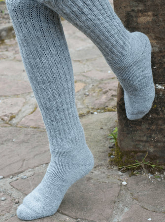 Alpaca Knee Socks Uk 5-8