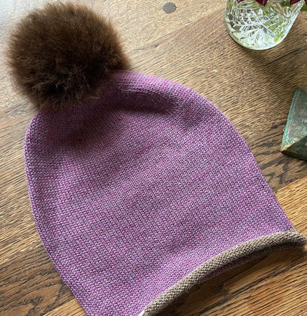 Alpaca Pom Pom Beanie