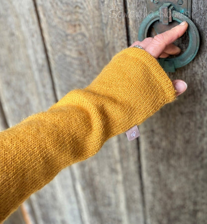 Alpaca Long Mittens