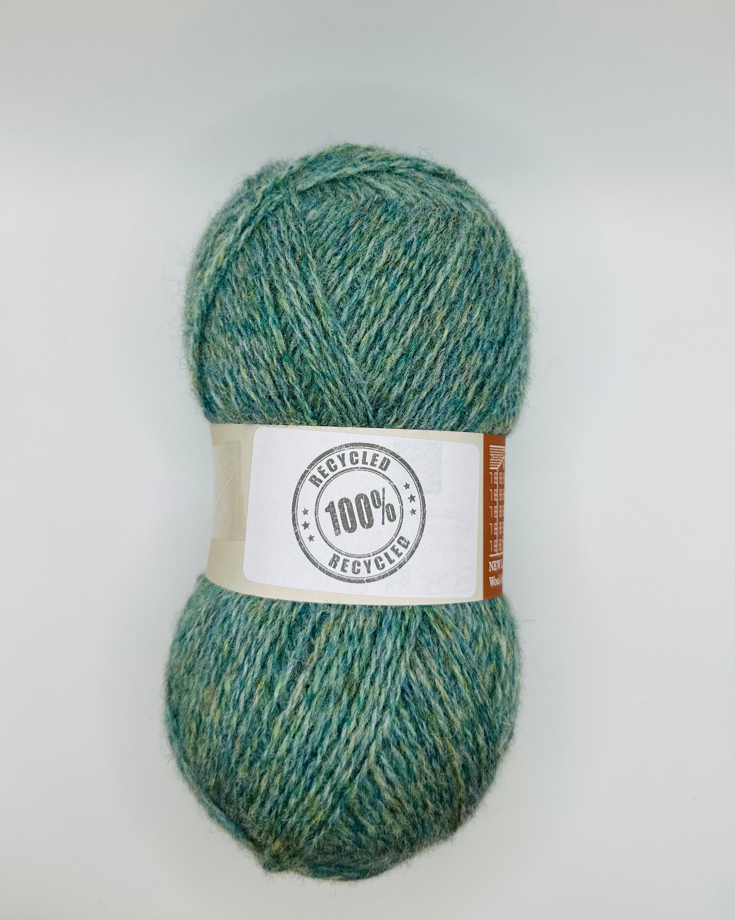 Mint Aran Yarn - Recycled