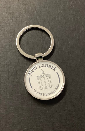 New Lanark Logo Alloy Keyring