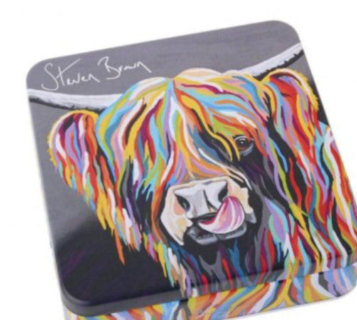 Steven Brown Illustrated Clotted Cream Gift Fudge Tin 200g