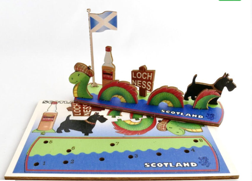 Pop-Up Wooden Mini Scotland - Small