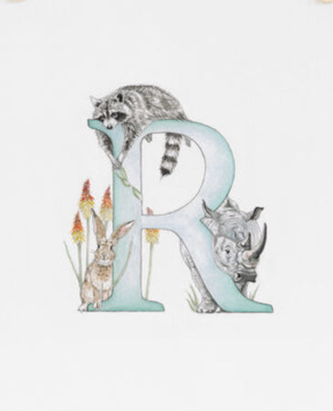 Kathryn Pow Alphabet Letter Greeting Cards