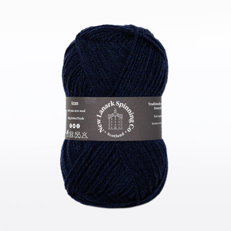 Navy Aran Yarn