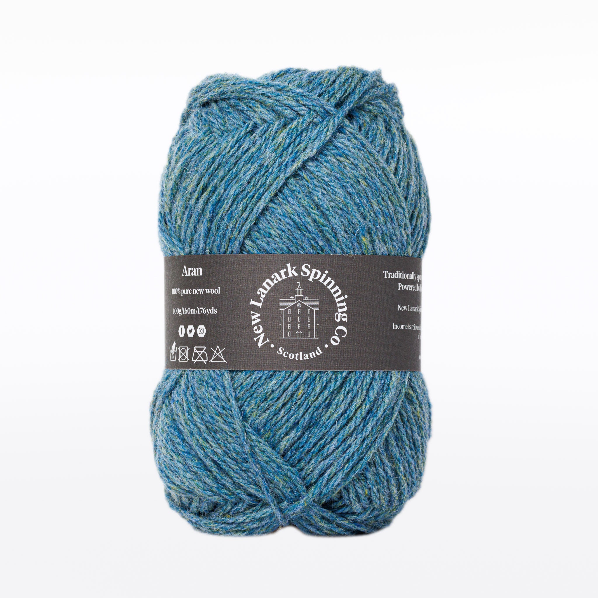 Blue Lovage Aran Yarn