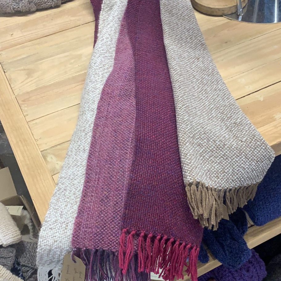 New Lanark Yarn - Hand Woven Scarf